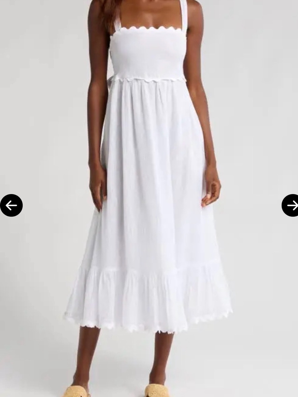 NWT PQ Swim Emery Shimmer Coverup Midi Dress Sz M-L